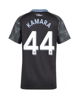 Aston Villa Boubacar Kamara #44 Auswärtstrikot für Frauen 2025-26 Kurzarm Aston Villa Boubacar Kamara #44 Auswärtstrikot für Frauen 2025-26 Kurzarm